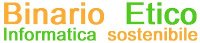 Binario Etico: <br /><b>www.binarioetico.org</b>